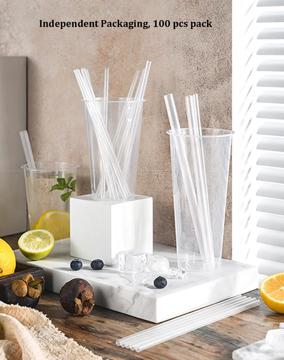Cannucce Bio-Eco Imbustate Singolarmente Per Bubble Tea
