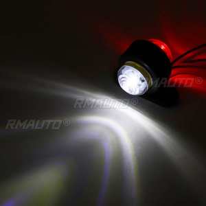 2/4 pièces Feux de gabarit latéraux LED 12V/24V pour camion, remorque et fourgonnette - Product Image 5