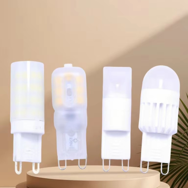 G9 Ceramic LED Bulbs Milky Cover 1W-9W AC220V LED Corn Light with Halogen Replacement Bedroom Chandelier Dimmable High Lumens