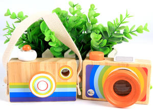Macchina Fotografica in legno Giocattolo Nuova Simulazione di Figura Della Macchina Fotografica <span class=keywords><strong>Caleidoscopio</strong></span> di Legno Educativi Per <span class=keywords><strong>Bambini</strong></span> Giocattoli Per <span class=keywords><strong>Bambini</strong></span> Regali - Product Image 6