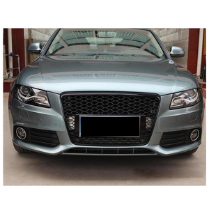 Car <span class=keywords><strong>A4</strong></span> B8 S4 Grille de pare-chocs avant en maille Style RS4 Noir Brillant Grille avant en nid d'abeille pour <span class=keywords><strong>Audi</strong></span> <span class=keywords><strong>A4</strong></span> S4 2008 2009 2010 <span class=keywords><strong>2011</strong></span> 2012 - Product Image 5