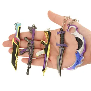 Valorant Champion RGX reaver sheriff jett Onimaru Kunitsuna Katana Knife metal keychain valorant karambit