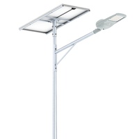 Lampadaire solaire LED à panneau séparé 100W 150W, étanche, longue durée de vie, installation facile pour zones rurales