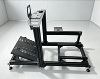 Support de simulateur de conduite en aluminium 4080 stable pour simulateur de course automobile, base de volant réglable, kit de mouvement pour simulateur