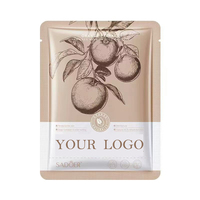 Vente en gros Mini sachet masque facial huile essentielle nettoyant pour le visage en Mylar thermoscellable sacs d'échantillons cosmétiques biodégradables