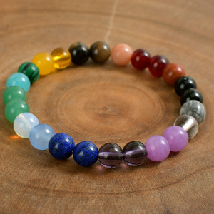 7 <b>Chakras</b> Natural Stone Beaded <b>Bracelet</b> For Meditation Energy Balance And Well Being Unisex Bohemia Style - Product Image 2