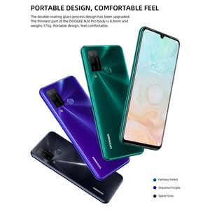 Nouveau <span class=keywords><strong>DOOGEE</strong></span> <span class=keywords><strong>N20</strong></span> <span class=keywords><strong>Pro</strong></span> 6 Go 128 Go Écran Goutte d'eau 6,3 Pouces Android 10.0 MTK6771V/CA Helio P60 Octa Core Téléphones Mobiles 4G - Product Image 4