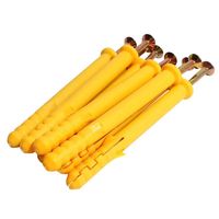 Kit de vis autotaraudeuses pour fixation murale de plaques de plâtre et de cloisons sèches, clous d'expansion en acier au carbone zingué