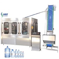 Automatique machine de remplissage d'eau de source industrielle projet d'embouteillage