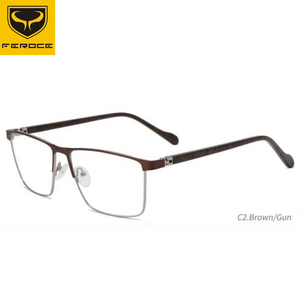 New Big Kích thước bán buôn kim loại thời trang thiết kế tốt nhất Mens vuông Nửa rim Eyewear với chất lượng cao kính - Product Image 3