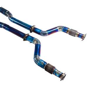 Système d'échappement Catback en alliage de titane avec soupape, compatible OEM pour Infiniti Q50, Q50S, Q60, Q60S, Q70 3.0T 3.7L - Product Image 6
