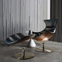 Fauteuil individuel de luxe léger, chaise longue design, chaise homard minimaliste et créative pour salon, bureau à domicile, villa, maison