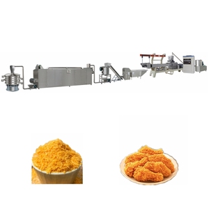 Haute efficacité 400 - 500 kg/h Double extrudeuse à vis japonais <span class=keywords><strong>pinko</strong></span> panko Auto chaîne de production d'équipement de miettes de pain - Product Image 3