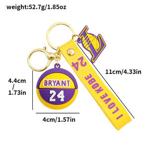 <span class=keywords><strong>Porte</strong></span>-<span class=keywords><strong>clés</strong></span> en PVC 3D de <span class=keywords><strong>basket</strong></span>-ball Chongjie Bag Pendant Irving Curry Bryant James <span class=keywords><strong>Jordan</strong></span> Anteto Kounmpo, <span class=keywords><strong>porte</strong></span>-<span class=keywords><strong>clés</strong></span> en caoutchouc PVC personnalisés - Product Image 3