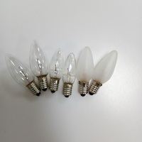 Ampoule scintillante de remplacement à Filament en tungstène, 3W E10, 12V, 14V, 16V, 23V, 34V, 48V, 55V, ampoule de bougies décoratives, pont C6