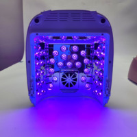 Lampe à Ongles LED UV Ventilateur Professionnel IBelieve sans Fil Rechargeable Rose pour Séchage de Gel, Vente en Gros, Logo Personnalisable