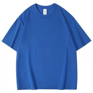 เสื้อยืดคอตตอน 100% หนัก 260 กรัม แบบสั่งทำพิเศษ OEM ODM ทรงโอเวอร์ไซส์ คอกลม แขนสั้น ไม่มีลาย พร้อมสกรีนโลโก้ - Product Image 3