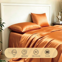 Ensemble de housse de couette en bambou biologique de qualité supérieure Literie douce de luxe Taille King Respectueux de l'environnement Respirant Certifié Oeko Tex Vente en gros