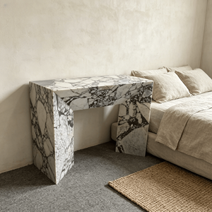 <span class=keywords><strong>Table</strong></span> <span class=keywords><strong>console</strong></span> en marbre naturel élégante et luxueuse personnalisée, couleur beige, pour entrée, salon, appartement, villa, hôtel - Product Image 4