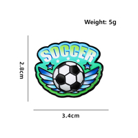 Épingles personnalisées en métal, logo de football, tournoi 2026, alliage de zinc, badge de football en émail pour les fans, souvenirs, broche