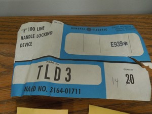 Ensemble de 14 dispositifs de verrouillage de poignée PLC TLD3 "E" 100 lignes Ted/Teb/<span class=keywords><strong>Tec</strong></span>/Thed pour produits sous garantie - Product Image 2