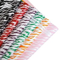 Papier d'emballage pour fleurs de style coréen, rayé et imperméable, pour bouquets de roses
