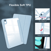 YUFINO casing Tablet kulit PU tahan air tahan guncangan penutup Cerdas modis untuk iPad Mini 6 TPU PC bahan gaya nirkabel