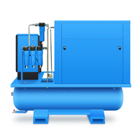 Sécheur de compresseur d'air à vis 4-en-1 avec moteur électrique rotatif et roulement 11-37kW/15-50HP 16-35Bar pour le traitement du ciment
