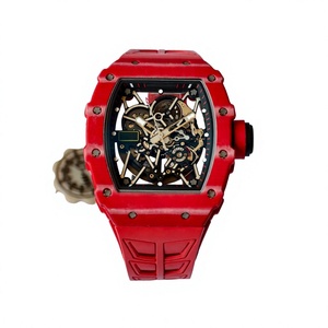 Reloj mecánico de alta gama personalizado UMIF RM35-02 RMAL1 con movimiento Vaucher, luminoso, NTPT, de carbono rojo, de lujo, con esqueleto. - Product Image 1