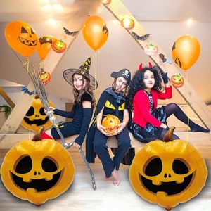 Halloween Pumpkin Foil Balloon Cartoon Shape Metallic Party Decoration for <b>Kids</b> - Product Image 4
