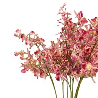 Orchidée Araignée Artificielle Réaliste Faite à la Main, Bouquet Décoratif pour Bureau et Maison, Fleur Artificielle en Plastique, Plantes Artificielles Vertes