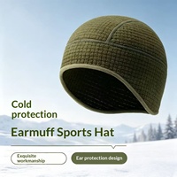 Chapeau à rabats JIYU en maille jacquard haute performance, unisexe, ajustable, à motif géométrique, coupe-vent pour la course, le ski et le cyclisme