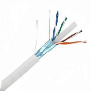 Câble Ethernet FTP Cat6 23AWG en cuivre massif blindé avec feuille de cuivre, 550 MHz, 305 m (1000 pi), avec séparateur croisé - Product Image 2