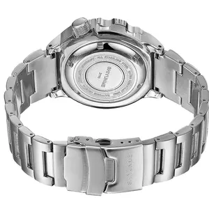 Montre automatique Monster NH36A, montre de plongée à mouvement avec cadran bleu, montre mécanique lumineuse pour hommes 20Bar - Product Image 6