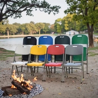 Chaises pliantes légères en PEHD imperméables, portables, pour extérieur, jardin, fête, couleur blanche, pour salle à manger, salon, location
