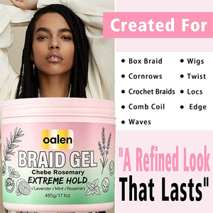 Luxfume Gel para Trenzas Grande de 17.1oz, Marca Privada, Fijación Extrema, Gel Fuerte para Trenzas y Locs, con Agua de Arroz Nutritiva para el Cabello - Product Image 6