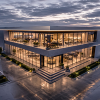 Edificio Prefabricado de Estructura de Acero para Almacenes, Estructura de Acero para Salas de Exhibición de Autos 4S