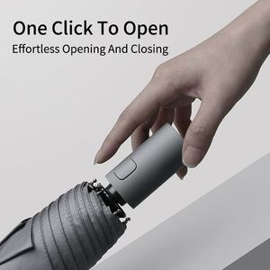 Sombrillas Portátil Pequeño Paraguas Fabricante Temporada Verano Personalizado Uv Blocker Pequeño 3 Plegable Uv Lluvia Paraguas Automático - Product Image 2