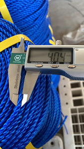 Corda Intrecciata Morbida in Plastica Colorata ad Alta Tenacità per Edilizia, Agricoltura, Imballaggio, Resistente ai Raggi UV, Pesca, Arredamento da Esterno, <span class=keywords><strong>Rattan</strong></span> - Product Image 4