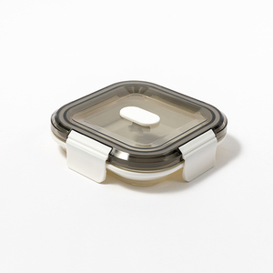 Bán buôn BPA free 700ml vuông Silicone <span class=keywords><strong>container</strong></span> lưu trữ thực phẩm Bento Hộp Ăn Trưa với nắp nhựa bị rò rỉ bằng chứng có thể gập lại - Product Image 2