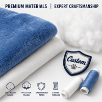 Peluche Loup Italie Football Européen Personnalisée 2028 – Vente en Gros OEM ODM – Jouet en Peluche Doux Mascotte de Football – Cadeau pour les Fans