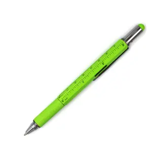 Yüksek kaliteli 6 1 çok işlevli çakı Stylus kalem ile seviyesi cetvel tornavida tükenmez kalem