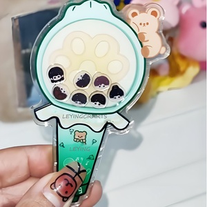 Chaveiro Personalizado de Light Stick Kpop, Acrílico, Estilo Cartoon, Impressão UV, Logotipo Personalizado, Tendência da Moda - Product Image 4