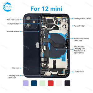 Carcasa Trasera de Alta Calidad STAROZON para iPhone <span class=keywords><strong>12</strong></span> Mini <span class=keywords><strong>Pro</strong></span> Max, Fácil de Instalar, Plug and Play - Product Image 2