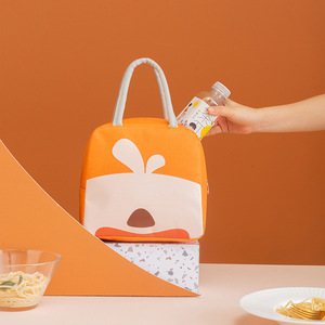 Sac Isotherme de Déjeuner à Motif Dessin Animé avec Fermeture Éclair, Imperméable, Portable, Isolant, pour Adultes et Enfants, École, Voyage, Écologique, Durable - Product Image 4