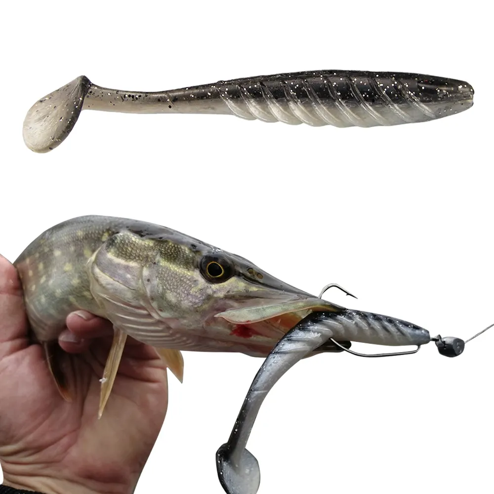 ESFISHING — leurre bionique souple en plastique, appât artificiel idéal pour la pêche à l'alose, 5 pouces, 9g