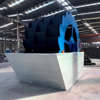 Usine de lavage de sable mobile portable, laveuse de sable de quartz et de silice avec criblage et pompe, entraînement par moteur à courant continu, utilisation facile