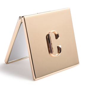 Factory Price Luxury <b>Square</b> <b>Mirror</b> Folding Double Side Rose Gold Portable Pocket <b>Mirror</b> - Product Image 1