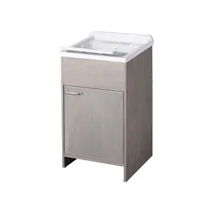 Chất lượng tốt giặt washtub từ Ý với các hành động của Siphon cống và tràn để bán