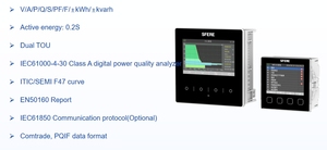 Monitoreo de potencia de circuito crítico EN50160 <span class=keywords><strong>ITIC</strong></span> SEMI F47 Curva de voltaje Swell/Dip Class a Analizador de calidad de energía digital - Product Image 6